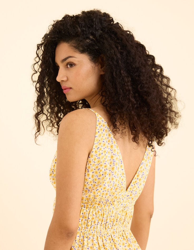 Robe longue imprimé fleuri I.Code-6 Robe longue imprimé fleuri I.Code-6