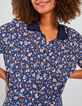 I.Code navy tachist print playsuit-2