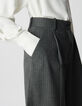 Grau gestreifte Tennis-Bermudas f&uuml;r Damen-5