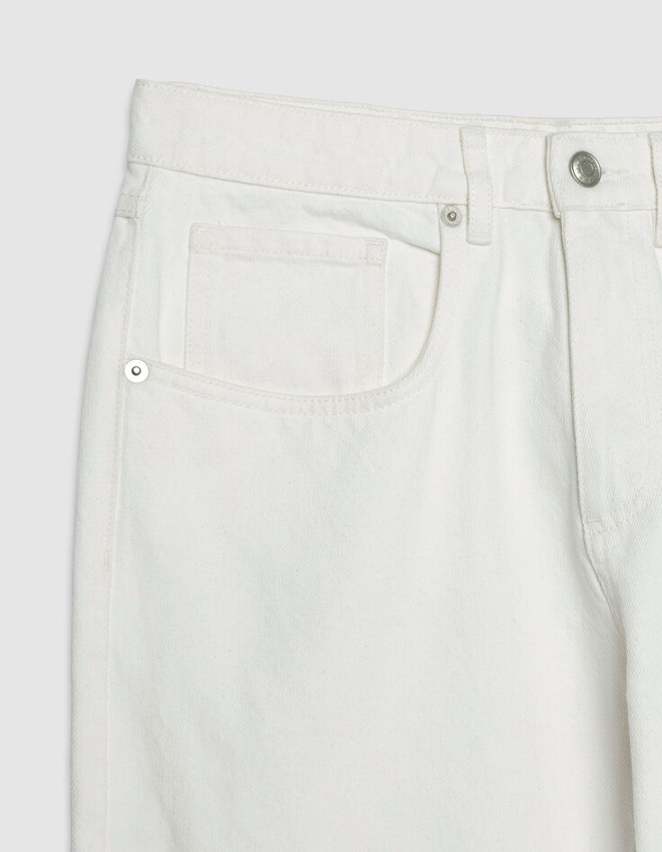 Anders Damen 7/8 Straight White Jeans-7