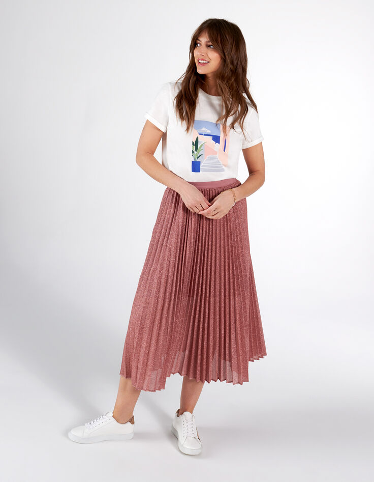 I.Code white landscape image T-shirt-6