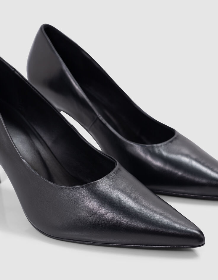 Damen Pumps aus schwarzem Lackleder-5