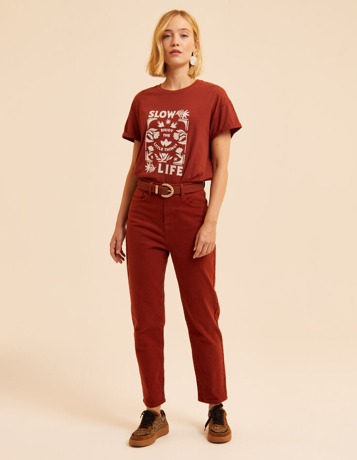 Braune Boyfriend-Jeans I.Code-1 Braune Boyfriend-Jeans I.Code-1