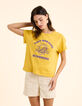 T-shirt jaune message visuel transat I.Code-3