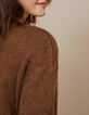 Jersey camel estilo cruzado de punto I.Code-4