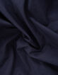 Blusa azul marino bordados mangas I.Code-9