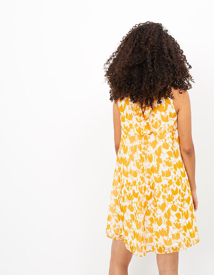 Vestido amarillo de flores I.Code-4