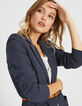 Marine colbert in jacquard met kruisjes I.Code-1