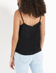 Top negro estilo lencero con bordados I.Code-3