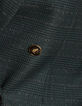 I.Code midnight green check  suit jacket-7