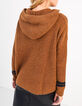 Pull caramel tricot à capuche I.Code-2