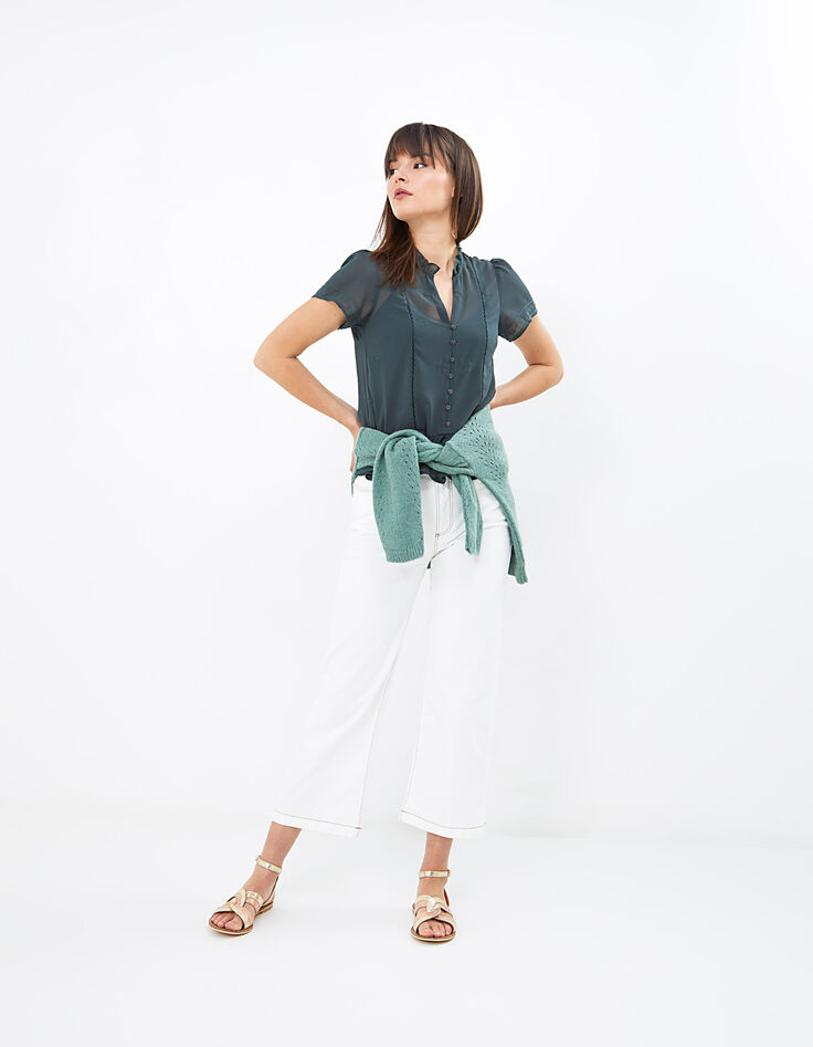 Graniet top 2 in 1 met top met bandjes I.Code -6