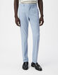 Hellblaue Anzughose aus Faux-Uni TRAVEL SUIT Herren-3