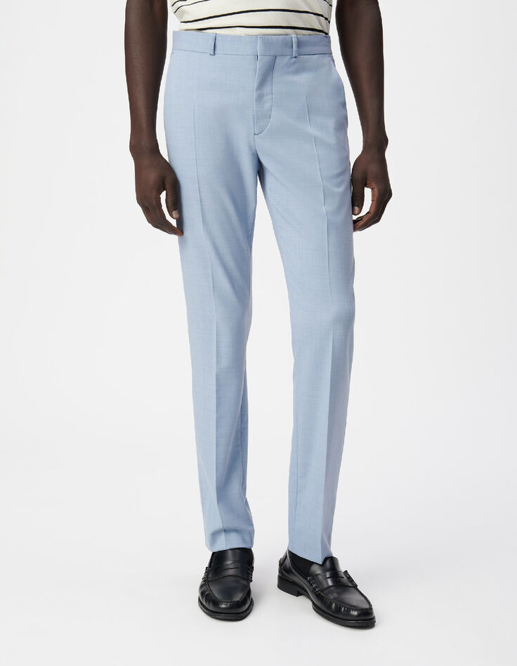 Hellblaue Anzughose aus Faux-Uni TRAVEL SUIT Herren-3