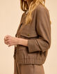 Cazadora beige bolsillos parche I.Code-5