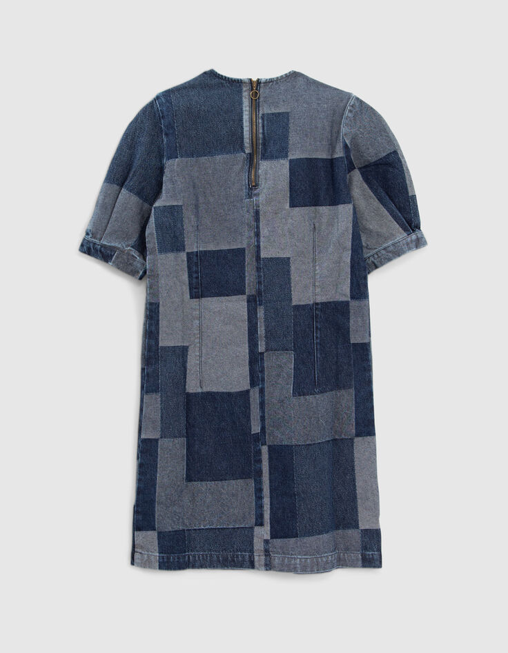 Vestido vaquero azul patchwork I.Code-4
