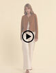 Veste de costume courte carrée camel I.Code-2