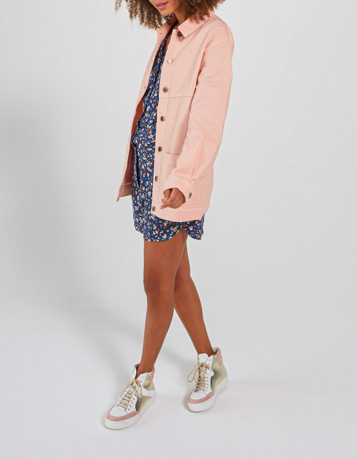 Blushrosa Jeansjacke I.Code-5