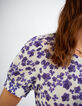 Witte top anemonenprint I.Code-3