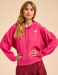 Roze sweathoodie borduursel dubbel hart I.Code-1