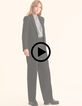 Grauer Blazer mit Tennisstreifen I.Code-2