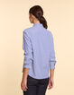 I.Code authentic blue striped shirt-4