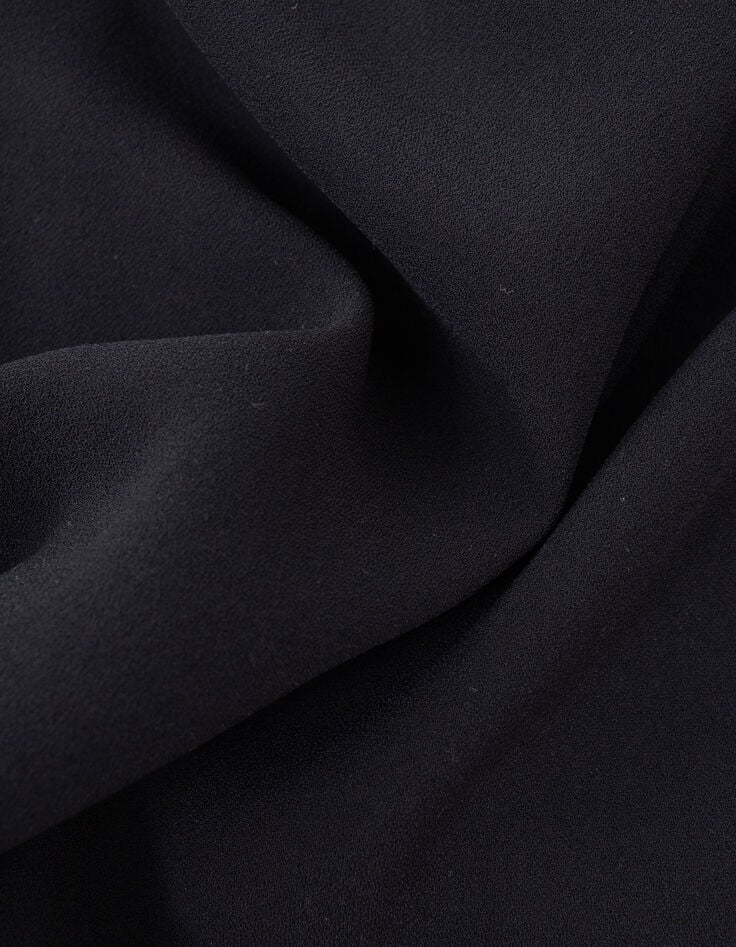 I.Code black split midi skirt with side bow-7 I.Code black split midi skirt with side bow-7