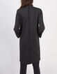 I.Code light grey check coat-3