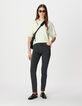 Gr&uuml;nes Damen-Shirt aus Biobaumwolle in &Uuml;bergr&ouml;&szlig;e-1