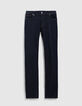 Dunkelblaue SLIM-Herrenjeans aus POWER STRETCH-5