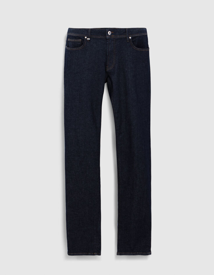 Dunkelblaue SLIM-Herrenjeans aus POWER STRETCH-5