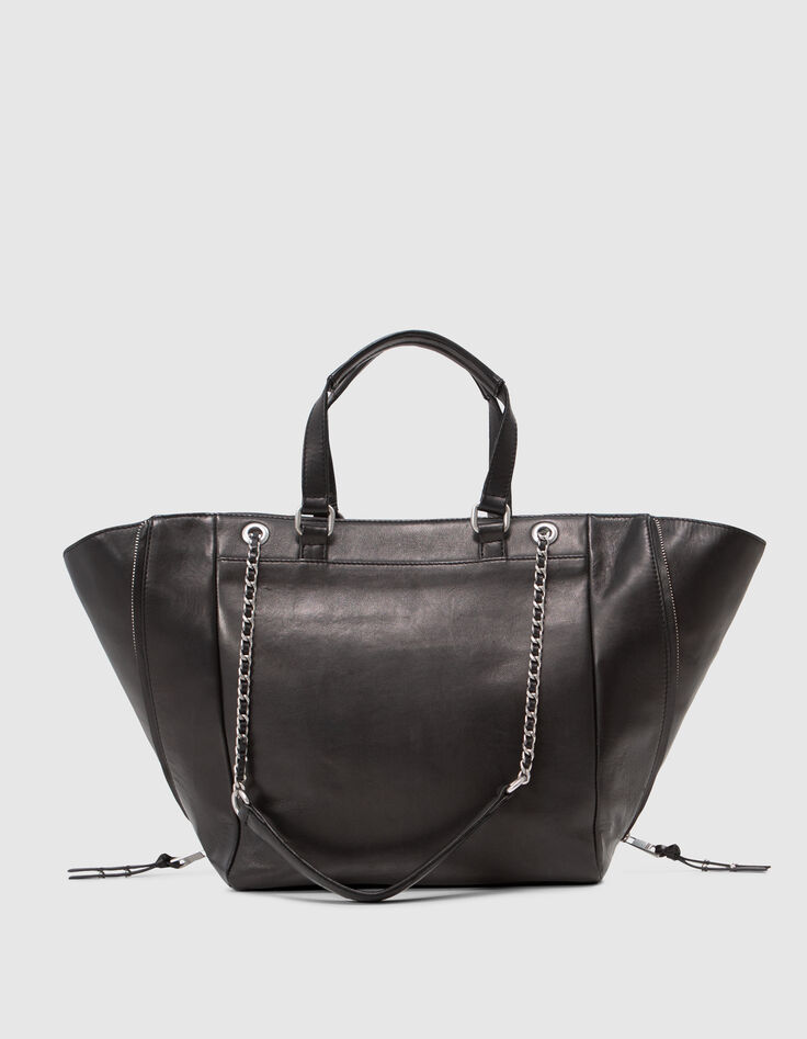 Tasche 1440 schwarz Leder Gr&ouml;&szlig;e L Damen-2
