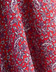 Jupe midi rouge imprimé cachemire I.Code-7