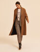 I.Code camel long coat-1