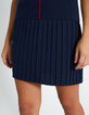 Robe marine soulignée de rouge I.Code-2