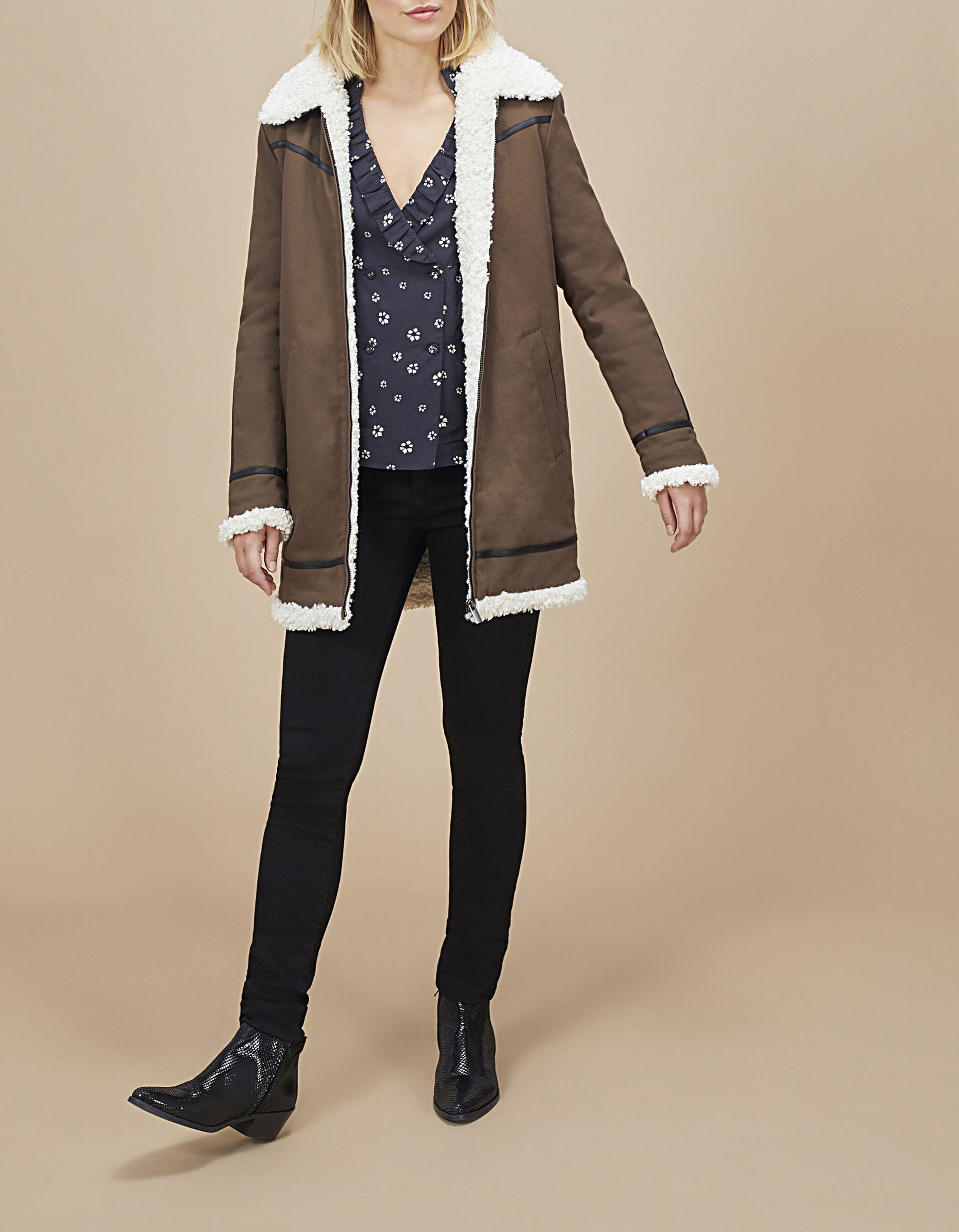 Parka kaki femme esprit deals