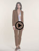 Veste de costume camel double boutonnage I.Code-2 Veste de costume camel double boutonnage I.Code-2