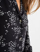 Camisa negra leopardo floral I.Code-4