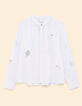 White shirt with I.Code color embroidery-8