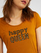 Tee-shirt ambre Happy Queen I.Code-1