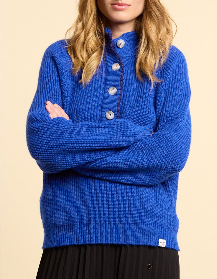 Jersey azul punto ochos I.Code x La Française-2 Jersey azul punto ochos I.Code x La Française-2