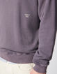 Sweat parma verwaschene Stickerei aus Fleece Herren-5