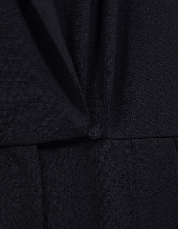 Schwarzer weiter Hosenoverall Wickellook I.Code-7