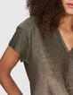 Tee-shirt dor&eacute; maille brillante I.Code-4