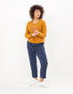 I.Code sunflower sweatshirt with glittery slogan-6