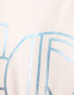 T-shirt manches courtes blanc maxi monogramme I.Code-6