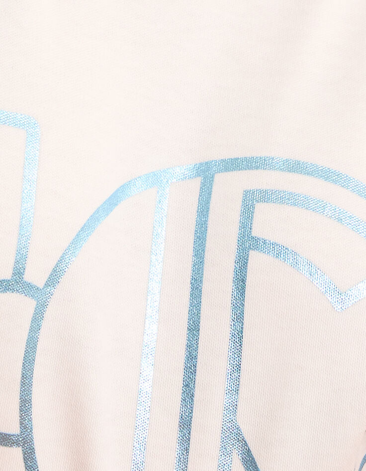 T-shirt manches courtes blanc maxi monogramme I.Code-6