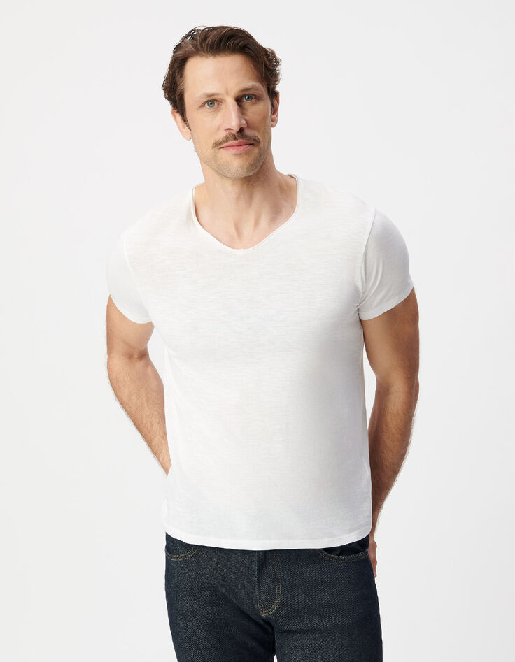 Wei&szlig;es Herren-T-Shirt L'Essentiel-1