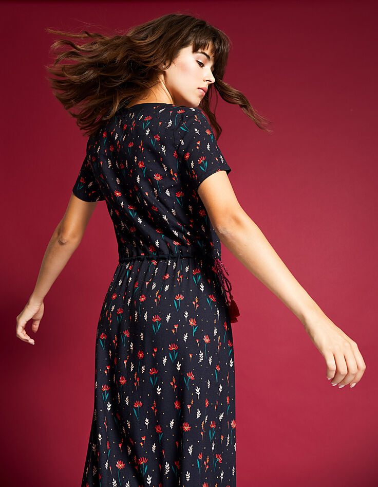 Robe longue noire I.Code-1