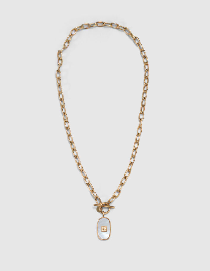 Collier chaînette médaillon avec pendentif I.Code - I.CODE